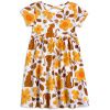 KY DIVCI LETNI BAVLNENE SATY LEOPARD BILE