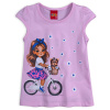KY DIVCI TRICKO S KRATKYMI RUKAVY HOLCICKA NA KOLE RUZOVE