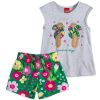 KY DIVCI LETNI SET PANTOFLICKY SEDO ZELENY