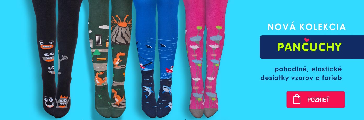 DĚTSKÉ PANČUCHY NOVÁ KOLEKCIA -  PELEA.SK