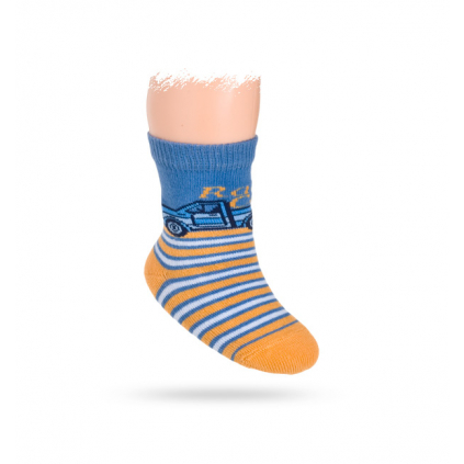 Ponožky WOLA s obrázkom, vzor AUTÍČKO