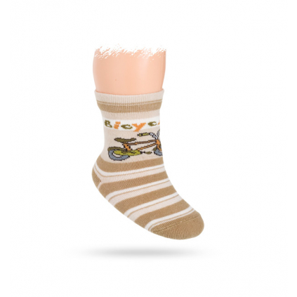 Vzorované ponožky WOLA, BICYKEL