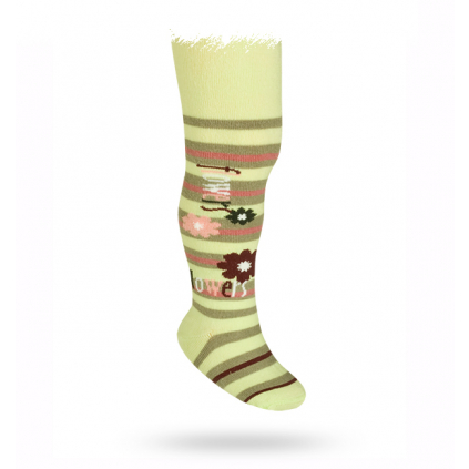 Dojčenské pančuchy WOLA, FLOWERS