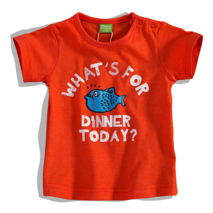 Dojčenské tričko s krátkym rukávom PEBBLESTONE