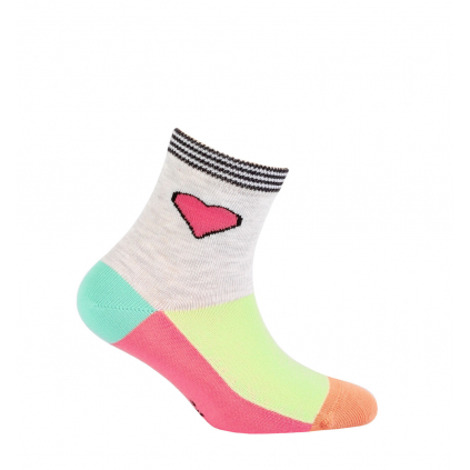 Dojčenské ponožky WOLA SRDCE