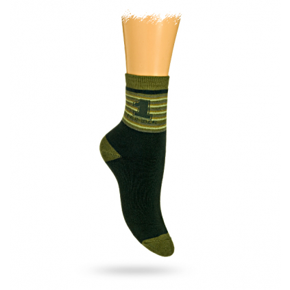 Detské termo ponožky, vzor NUMBER 1