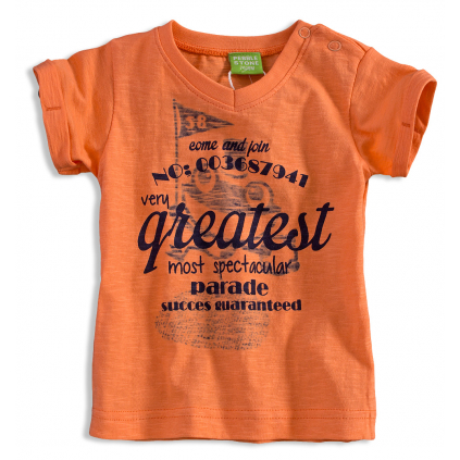 Dojčenské tričko PEBBLESTONE GREATEST oranžové
