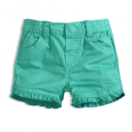 Dievčenské šortky KNOT SO BAD BABY zelené