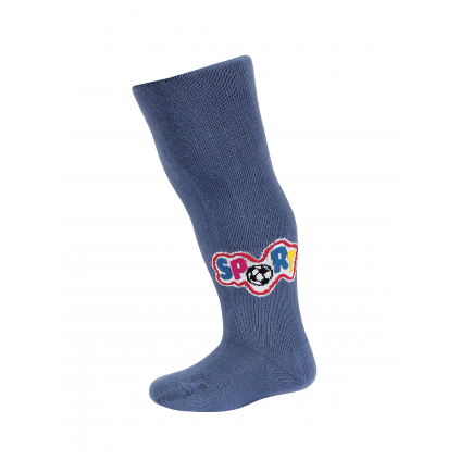 Dojčenské pančuchy pre chlapcov WOLA SPORT modré jeans