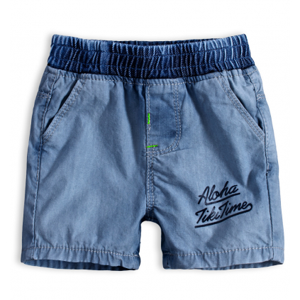 Detské šortky KNOT SO BAD ALOHA stredne modré