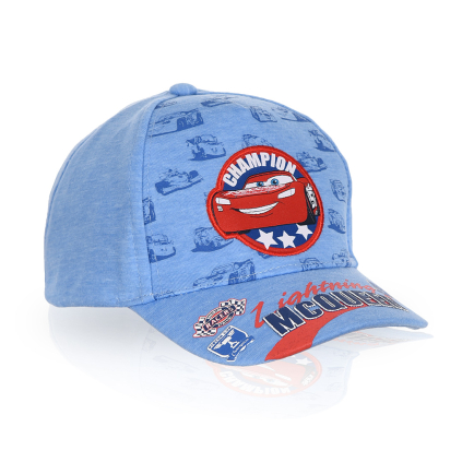 Chlapčenská šiltovka DISNEY CARS McQUEEN modrá