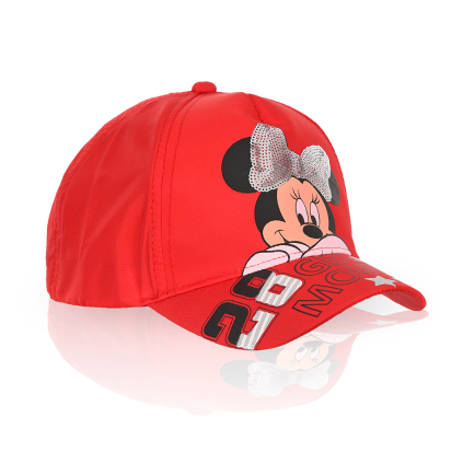 Dievčenská šiltovka DISNEY MINNIE MOVING červená