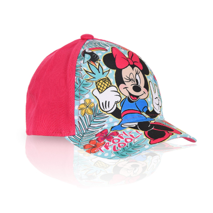 Dievčenská šiltovka DISNEY MINNIE TROPIC tmavo ružová