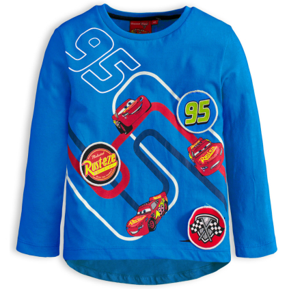 Chlapčenské tričko DISNEY CARS AUTA modré
