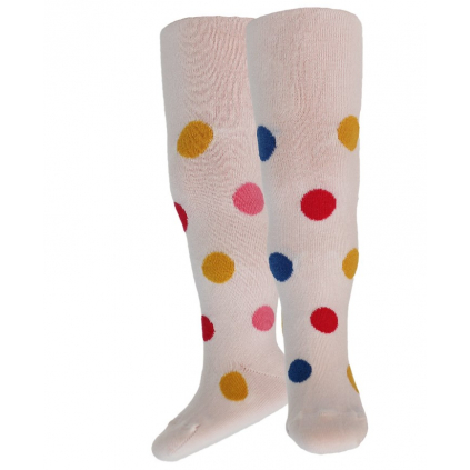 Dojčenské pančuchy pre dievčatá WOLA BODKY biele