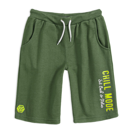 Chlapčenské bermudy LEMON BERET CHILL MODE kaki