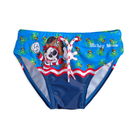 Chlapčenské plavky MICKEY MOUSE PIRÁT modré