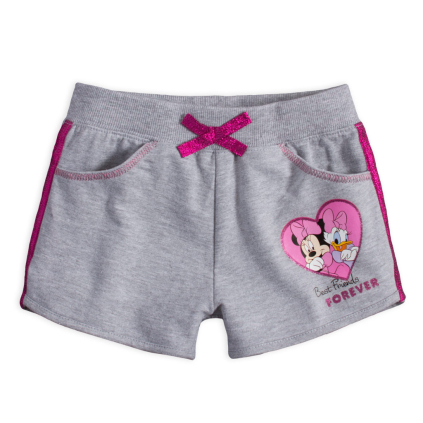 Dievčenské šortky DISNEY MINNIE BFF šedé