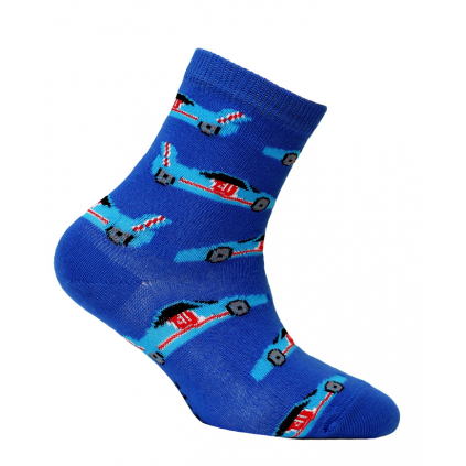 Chlapčenské ponožky so vzorom GATTA FORMULA 41 modré