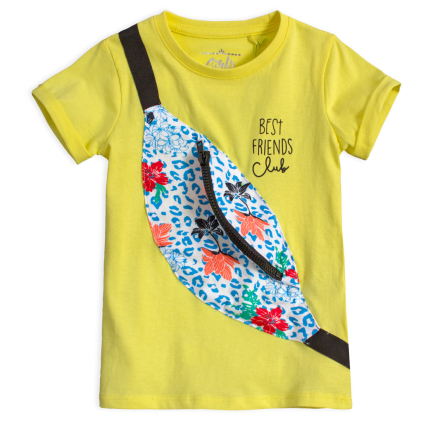 Dievčenské tričko LEMON BERET FRIENDS CLUB žlté