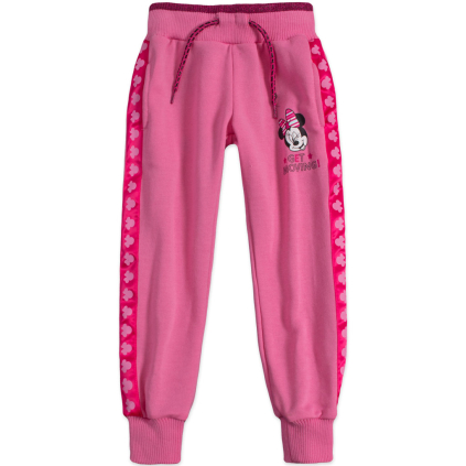 Dievčenské tepláky DISNEY MINNIE GET MOVING svetloružové