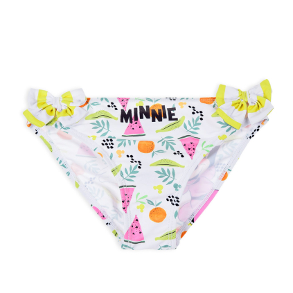 Dievčenské plavky DISNEY MINNIE FRUIT biele