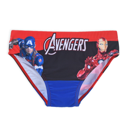 Chlapčenské plavky AVENGERS IRON MAN červené