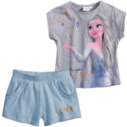 Dievčenská súprava DISNEY FROZEN ELEMENTS šedá