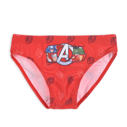 Chlapčenské plavky AVENGERS HEROES červené
