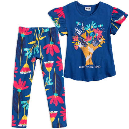 Dievčenský komplet NANAI KIND modrý