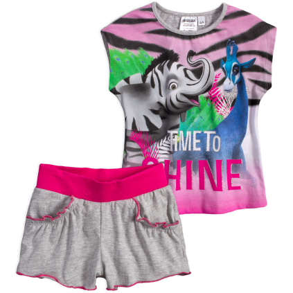 Dievčenská súprava ZAFARI ZUMBA šedá