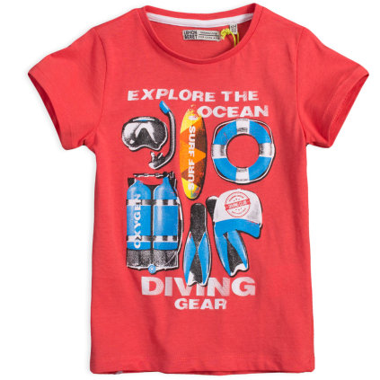 Chlapčenské tričko LEMON BERET OCEAN červené