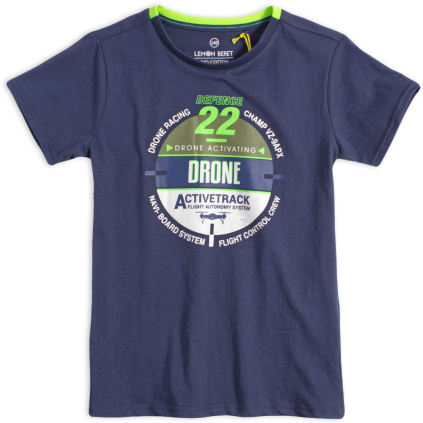 Chlapčenské tričko LEMON BERET DRONE modré