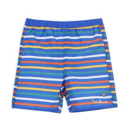 Chlapčenské plavky LITTLE MARCEL PRÚŽKY modré