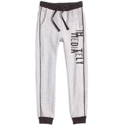 Detské tepláky VENERE IMMEDIATELY šedé