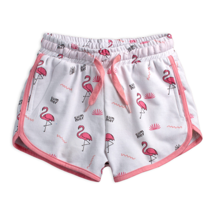 Dievčenské šortky GLO STORY PLAMENIACI biele