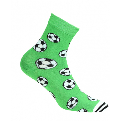 Chlapčenské ponožky so vzorom GATTA LOPTY zelené