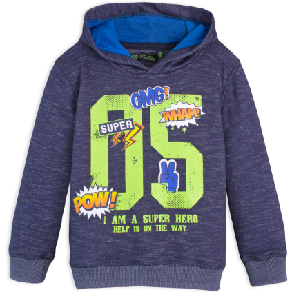 Chlapčenská mikina LEMON BERET OMG modrá