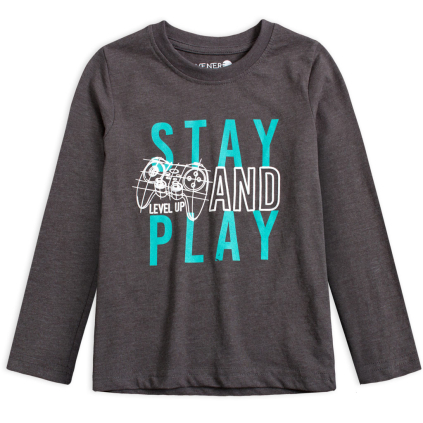 Chlapčenské tričko VENERE PLAY šedé