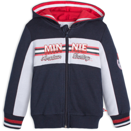 Dievčenská mikina DISNEY MINNIE AMERICAN DARLING modrá