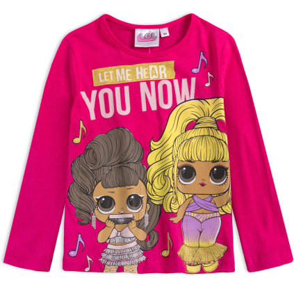 Dievčenské tričko L.O.L.SURPRISE HEAR ružové