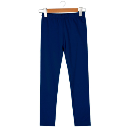 Dievčenské legíny bavlnené VENERE modré