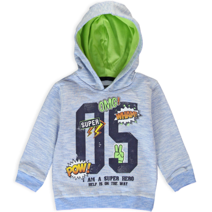 Chlapčenská mikina LEMON BERET OMG svetlo modrá