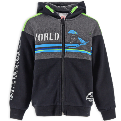 Detská mikina JURSASSIC WORLD šedá