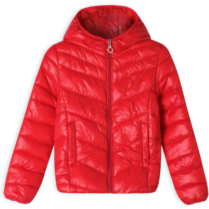 Dievčenská prešívaná bunda GLO STORY SMILE červená