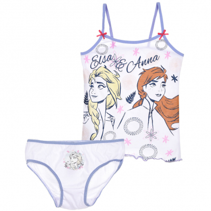 Dievčenská spodná súprava DISNEY FROZEN biela