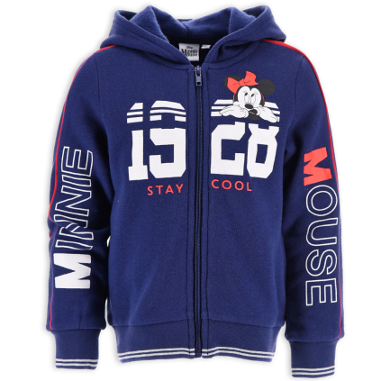 Dievčenská mikina DISNEY MINNIE STAY COOL modrá