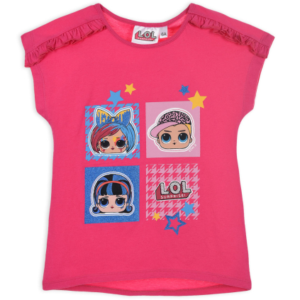 Dievčenské tričko L.O.L SURPRISE 4YOU ružové