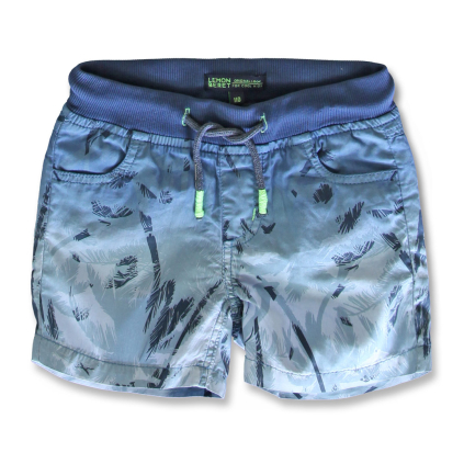 Chlapčenské šortky LEMON BERET PALMY modré