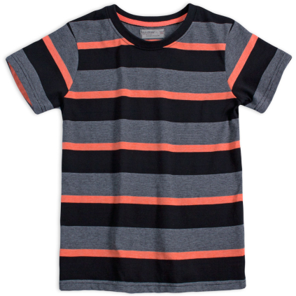 Chlapčenské tričko GLO STORY EASY LIFE oranžový prúžok